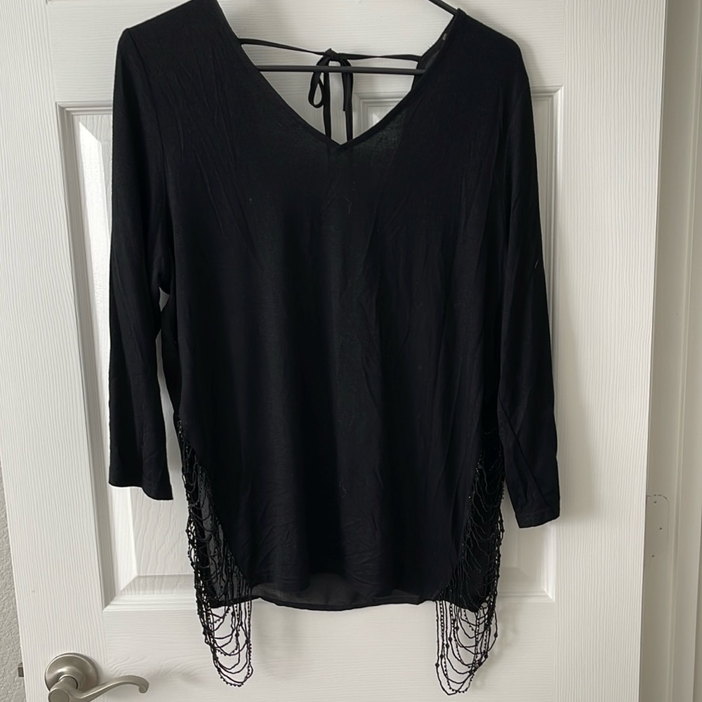 Black dressy top
